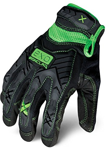 Ironclad mens Medium Impact Work Gloves, Black, Medium Pack of 1 US