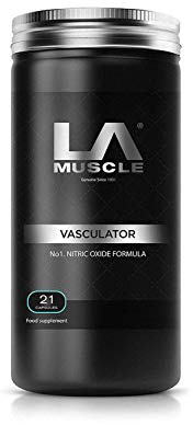 LA Muscle Vasculator Trial (42 Tablets - 1 Pack) Voted: Best Muscle Builder By Men's Health Magazine Supplement Awards, Quad-Action Super-Pump. Suitable for Vegans, Halal Trust Certified, GM Free