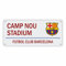 Barcelona FC Camp Nou Straßenschild