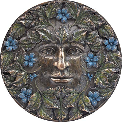 Nemesis Now Beltane Wandschild, 16 cm, bronzefarben