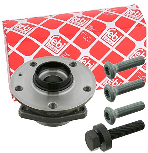 febi bilstein 27342 Radlagersatz mit Radnabe und ABS-Impulsring, 1 Stück | Kompatibel mit: AUDI A3, A3 Cabriolet, A3 Sportback, SEAT ALTEA, ALTEA XL, LEON, TOLEDO III, SKODA OCTAVIA II