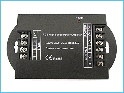 High Speed amplificateur de signal PWM pour RGB LED bande de couleur et Mono 12V 24V 3X8A AP100