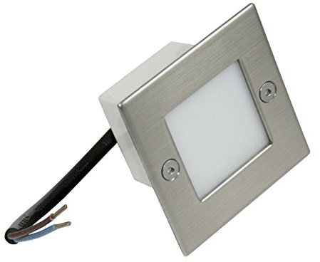 230V Royal LED Wandeinbauleuchte, Wandleuchte IP54, Treppenlicht, kaltweiss/tageslichtweiss