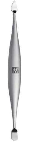 ZWILLING Nagelhautschieber (Nagelreiniger, Doppelinstrument, für Natürliche und Künstliche Nägel Geeignet), Premium, Silber, 125 mm