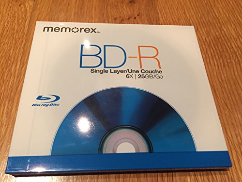 Disco grabable BLU-Ray BD-R, 25 GB, 6 x, 15 Unidades