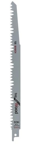Bosch Professional 2 pz. di lame per sega universale S 1531 L Top for Wood (per legno, 240 x 19 x 1,5 mm, accessorio per sega universale)