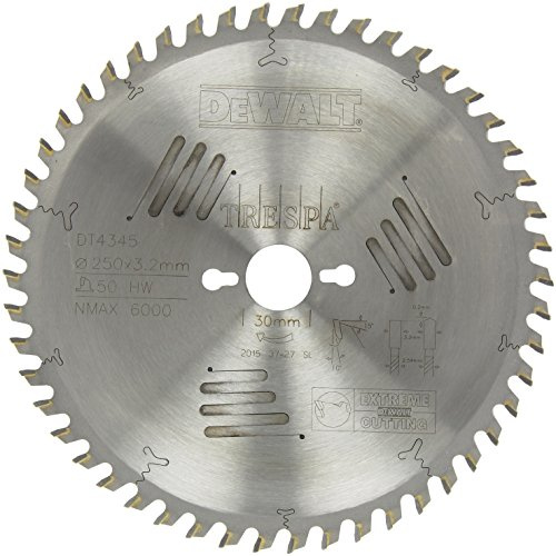 Dewalt Trespa 50ZHW Extreme Circular Saw Blade 250x 30x 3.2mm, DT4345QZ