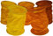 kadoh Papier-Lampions (5 St.) • Lichtertüten in Rottönen • Partydeko für Hochzeit, Weihnachten, Fasching • Größe L