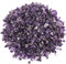 Shanxing 1lb/460g Undrilled Natural Amethyst Tumbled Chips Stones Bulk, Small Reiki Healing Purple Crystals Decorative Crushed Stone Tumblestone Purple Stones for Vase Fish Tank Plant Pot Resin Craft