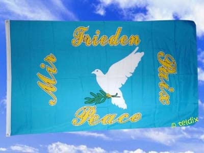 Flagge Fahne Friedenstaube 90x150cm