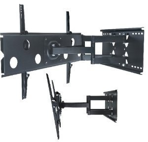 Allcam WB127S Universal 24 26 30 32 37 LCD/LED TV Wall Bracket Swivel with Twin Scissor Arms. Pull out, Swivel, Tilt. (VESA 100, VESA 200, VESA 300, VESA 400 Wall Mount)