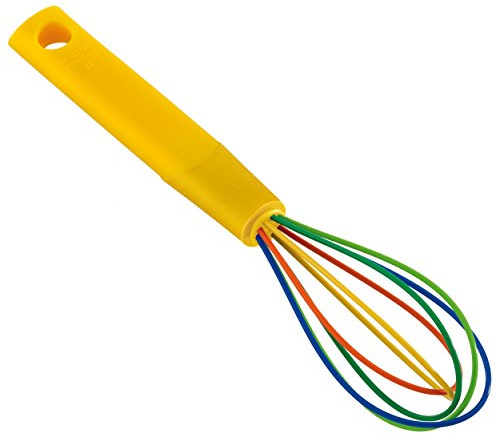 KUHN RIKON 22675 Küchenhelfer Zubehör farbig Cooks' Tools Silikonschneebesen gelb klein 22 cm