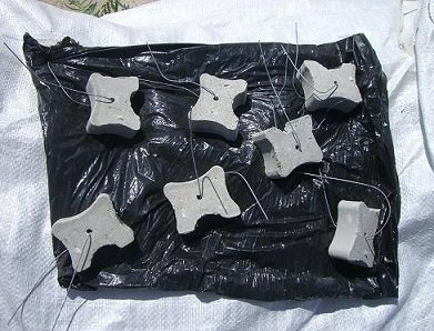 Miko® Beton Abstandhalter Knochenabstandhalter Bewehrungsabstandhalter 45+55+60mm 100Stk.