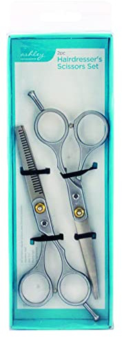 ASHLEY 2-Piece Scissor Set, Silver