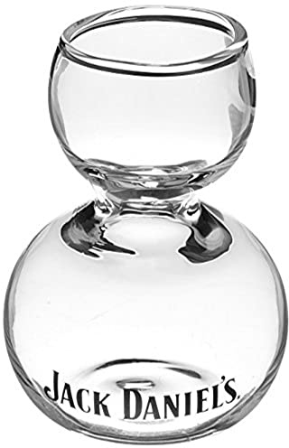 Jack Daniels Licensed Barware 8310 Jigger dritto, vetro, trasparente