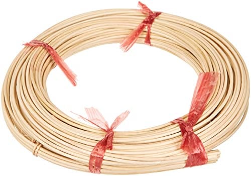 Rayher Rollo ratán natural, 1A Nr.6, 125 g, aprox. 40 m, 2,6 mm ø, manualidades, cestería, 6502600