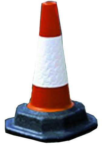 Traffic Cone TC2 46cm Recycled Base Reflective Sleeve