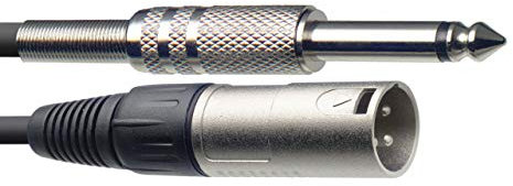 Stagg CABLE MICRO XLR MALE VERS JACK 6.35 MALE MONO - 10m