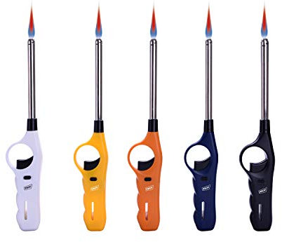 allaroundprofi24 2 x Sturmfeuerzeug XXL 27 cm Stabfeuerzeug Feuerzeug Sturmflamme Jetflamme + gratis 1 x Feuerzeug