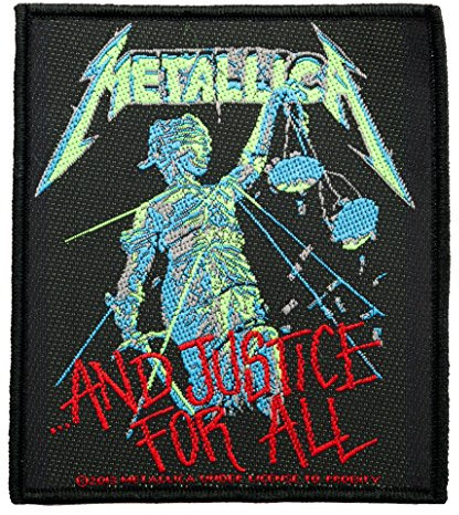 Unbekannt Metallica Aufnäher - And Justice For All - Metallica Patch - Gewebt & Lizenziert !!