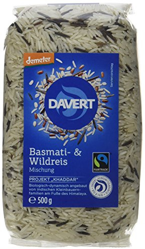 Davert Basmati- & Wildreis Mischung 4er Pack (4 x 500 g) - Bio