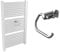 Chrome Toilet Paper Holder for Clip on Heated Towel Rail Extra Towel Holder
