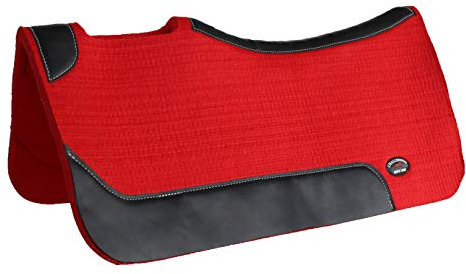 Unbekannt Western Pferd Sattel Contour Wollfilz Therapeutische Sattel Pad 32 x 30 rot 3981rd1