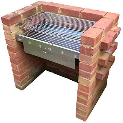 Stainless steel Brick BBQ Oven/Cupboard Kit with Stainless Steel Cooking Grill
