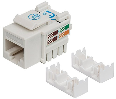 Intellinet 210591 Keystone Jack Cat6 Punch-down UTP weiß