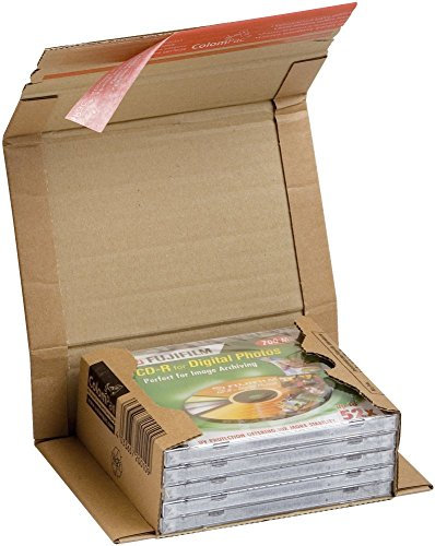 ColomPac 30000222 Klassische Versandverpackung zum Wickeln (A4), 302x215x80 mm, braun