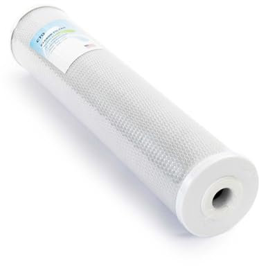 Naturewater Cartuccia con blocco di carbone attivo CTO-20L 20″ per filtro dell'acqua