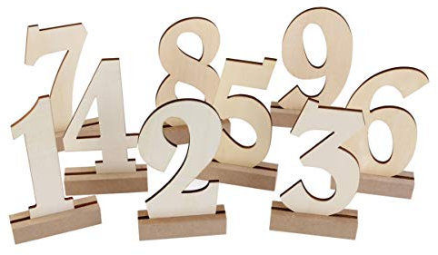 Holz Tabelle Karte Halter 1-20 Für Hochzeit