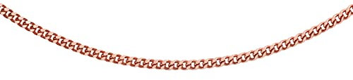 CARISSIMA Damen Panzerkette 9k (375) Rotgold 1.4mm Diamantgeschliffen 46cm/18zoll