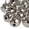 50 Laute Silberne Glöckchen aus Kupfer - ca. 23x19 mm - Kleenes Traumhandel®