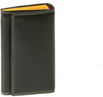 LEAS Damenlangbörse Echt-Leder, bunt Multicolore-Serie