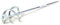 Helix Mixing Paddle 70mm x 400mm x 7mm HEX Shank Mixer, Plaster, Render Whisk, Stirrer Proper-Tools (G67/1630)
