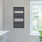 NRG 1200x600mm Flat Panel Heated Towel Rail Radiators Bathroom Rad Anthracite