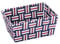WENKO 22060100 Aufbewahrungskorb Adria Tomi Mini, rechteckig, Polypropylen, Mehrfarbig, 14 x 19 x 9 cm