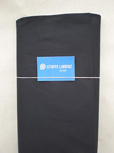 Gabardine/Köper - Stoff-Meterware - Fb. SCHWARZ