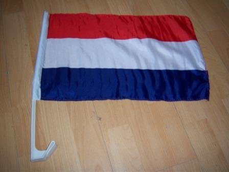 Autofahne Flagge Holland mit Plastikhalterung 30 x 45 cm