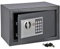 Haushalt International Safe mit Elektronik Zahlenschloß und Schlüssel Tresor schwarz 31 x 20 x 20 cm