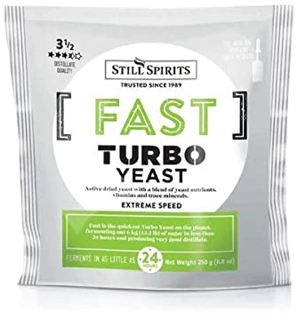 Still Spirits Fast Turbo Yeast 250g 24 hour