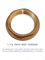 1 1/4 inches BSP Flanged Basin Waste Brass Backnut