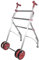 Forta AIR – Andador para Personas Mayores – Andador Plegable y Ligero soporta hasta 100 kg – Regulable en Altura – Andador de Fácil Plegado para Interior – Ruedas Dobles Delanteras (Coral)