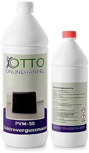 150g, 2K Polyurethan Elektro Gießharz Vergussmasse schwarz IP68 I bis 1000V Isolation I zum Vergießen von Muffen, Abzweigdosen & Platinen