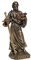 US Generic 20 cm Saint Paul The Apostle der Andern Bronze Farbe Figur