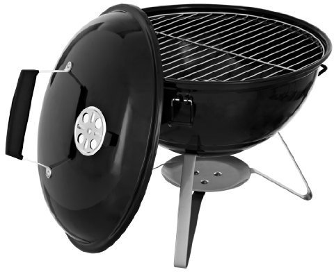 Activa 10970S Exklusiv Picknickgrill, Kohlegrill, ca. 43 x 36 x 36 cm, schwarz