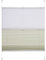 JalousieCrew Klemmfix Night & Day Plissee Verdunkelung Farbe weiß/beige Creme - Breite 40 bis 100 cm, Länge 130 cm - Klemm - Rollo ohne zu Bohren (100 x 130 cm)