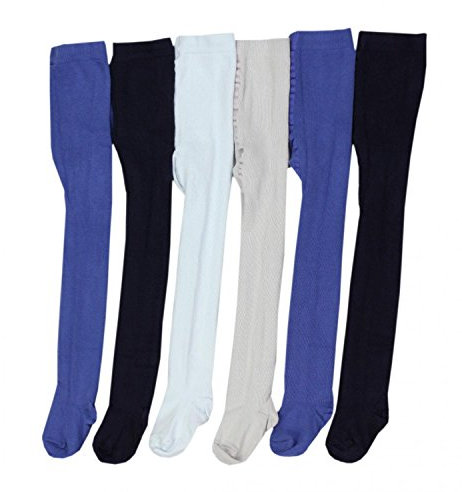 TupTam Calzamaglie Tinta Unita e Stampate Bambino, Set di 6, Mix di colori 1, 62-74