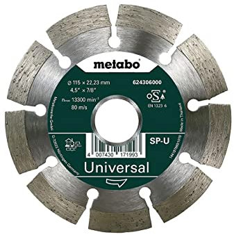 metabo 624306000 New Diamond Disc, Green, 115 x 22.23 mm